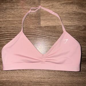 Gymshark Light Pink Halter Sports Bra